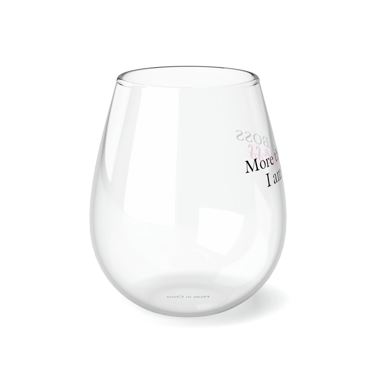 Boss Wine Glass, 11.75oz