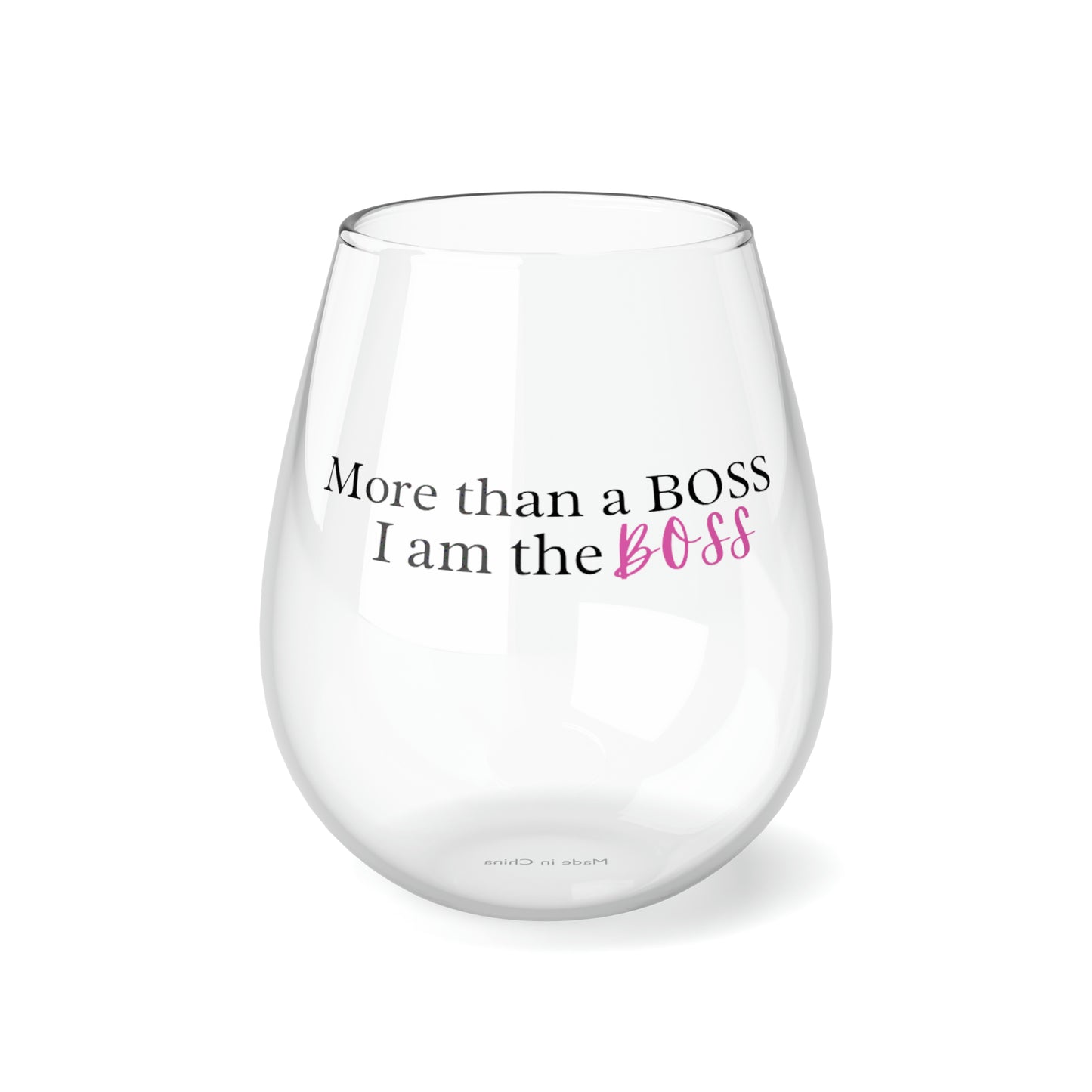 Boss Wine Glass, 11.75oz
