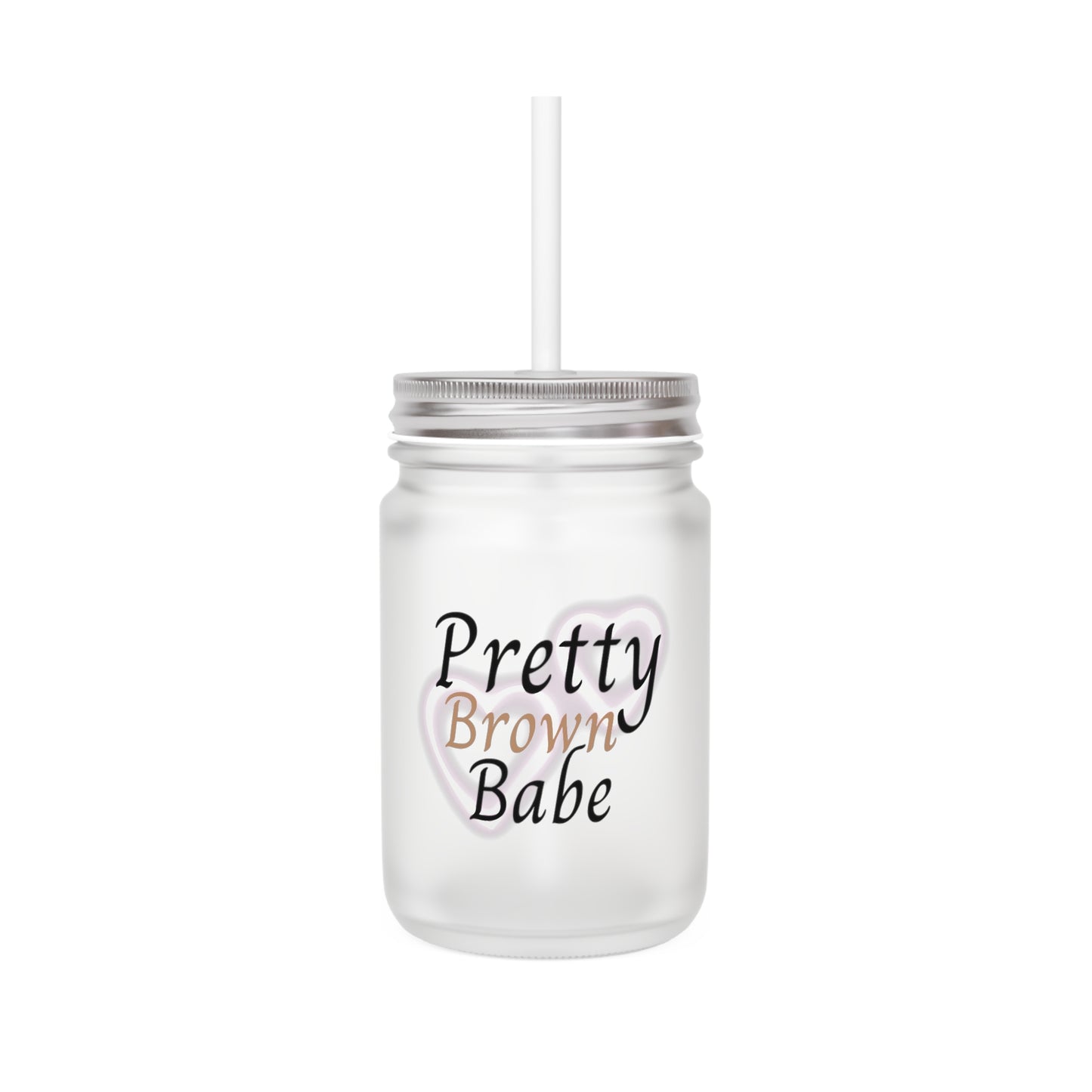 Brown Babe Mason Jar