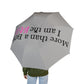 Foldable Umbrella — “More Than a Boss, I am the BOSS” Rain Umbrella (Semi‑Automatic)